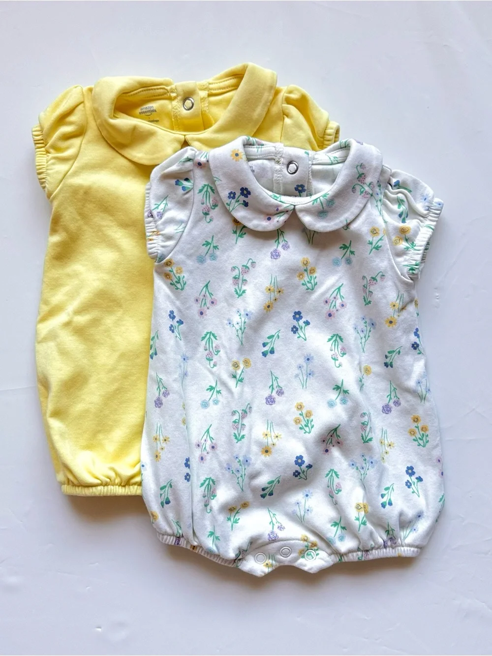Sofia Grainge Baby Girls Peter Pan Collar Bubble Romper Set